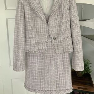 2 Piece Tweed Dress with Blazer
Size 4